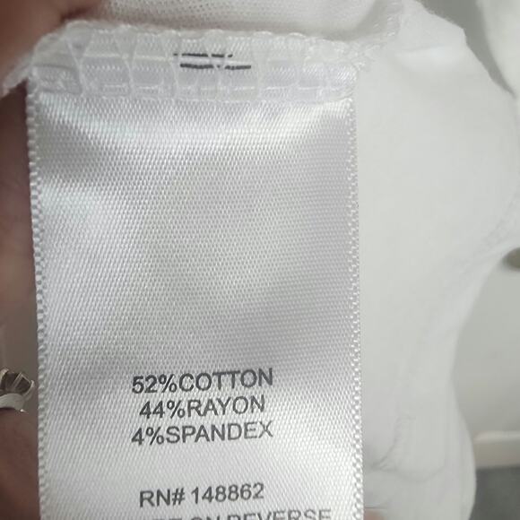 Torrid Supersoft Slub Scoop Neck Long Sleeve Tee, Bright White, 2X, NWT - Picture 6 of 7